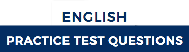 Take Practice Test Questions for English for the ACT.